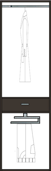 Ropa Larga, 1 cajón